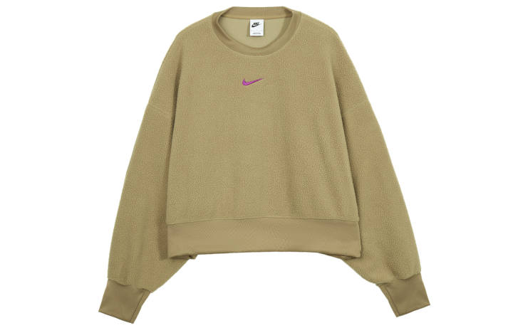 Nike Nike Sweatshirts Women's Camel Crew Neck Moderate Regular