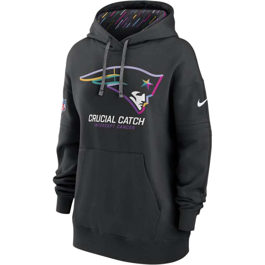 Nike Nike New England Patriots Crucial Catch Club Women's Nike Nfl Pullover Hoodie