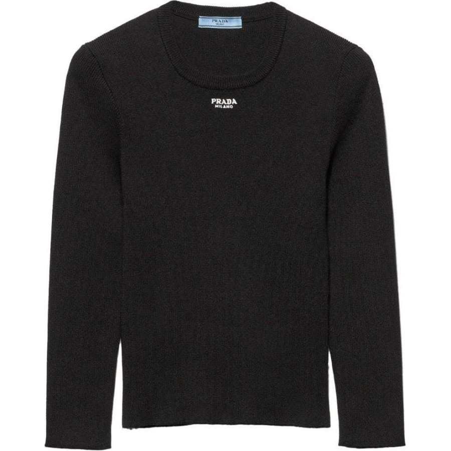 PRADA PRADA Cotton Crew neck Top