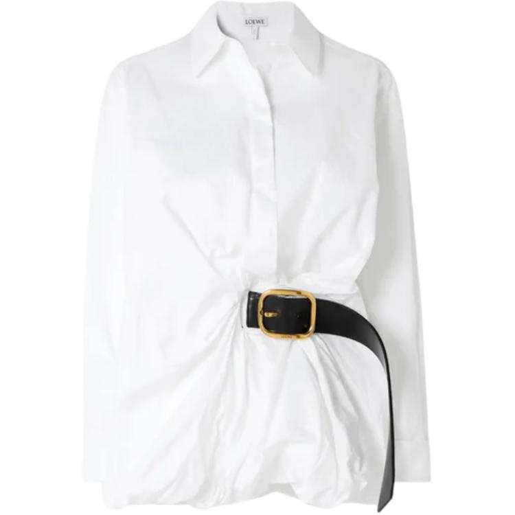 LOEWE LOEWE Belted Shirt 'Optic White'
