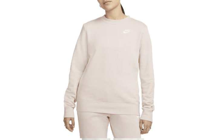 Nike Nike Sweatshirts Women's Light Pink Crew Neck Moderate Regular