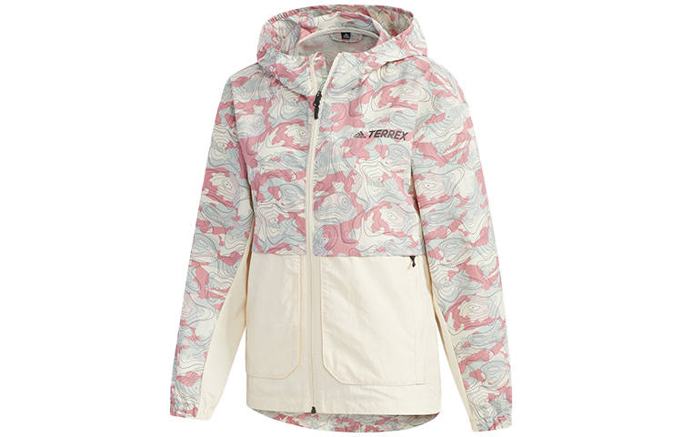 Adidas Adidas Jackets Women's Ivory Hooded Moderate Other