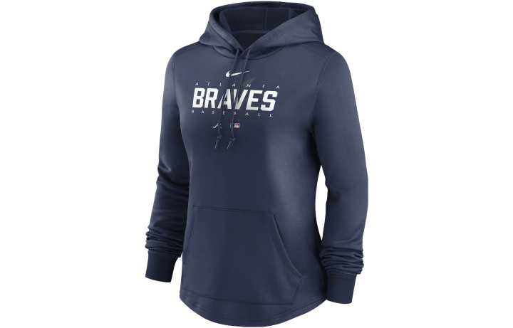 Nike Nike Sweatshirts Women's Navy Blue Hooded Moderate Regular
