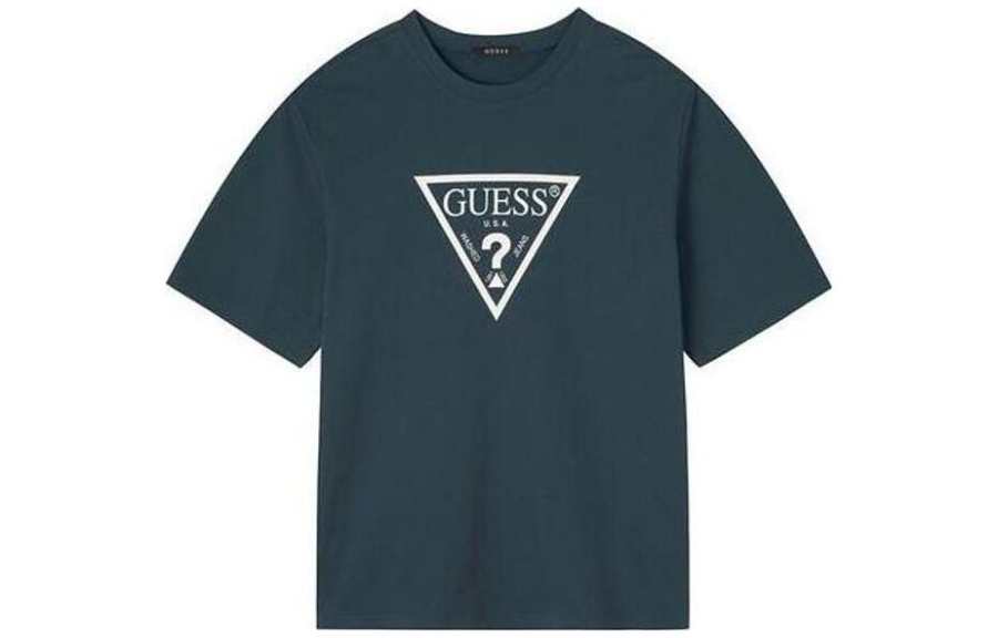 GUESS Drop Shoulder Sleeve T Shirt Women's