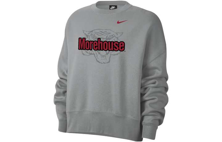 Nike Nike Sweatshirts Women's Gray Crew Neck Moderate Regular