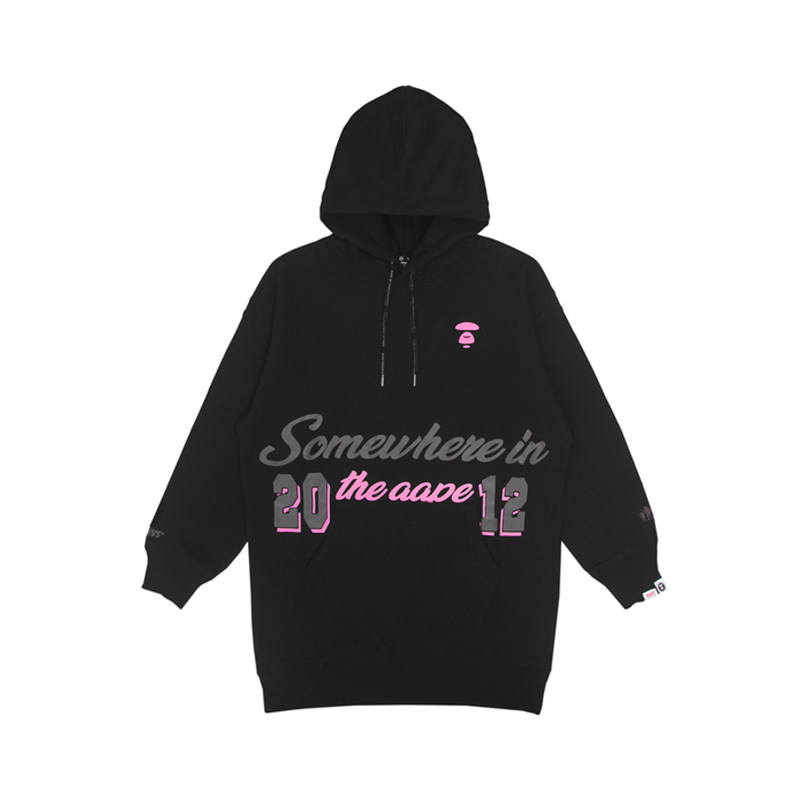 Aape Sweatshirts Women's Black BKX Hooded Moderate