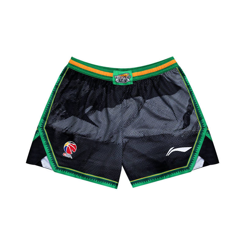 Li-Ning Li Ning CBA Collection Basketball Shorts Classic Version 24 25 Liaoning Team Men's Black
