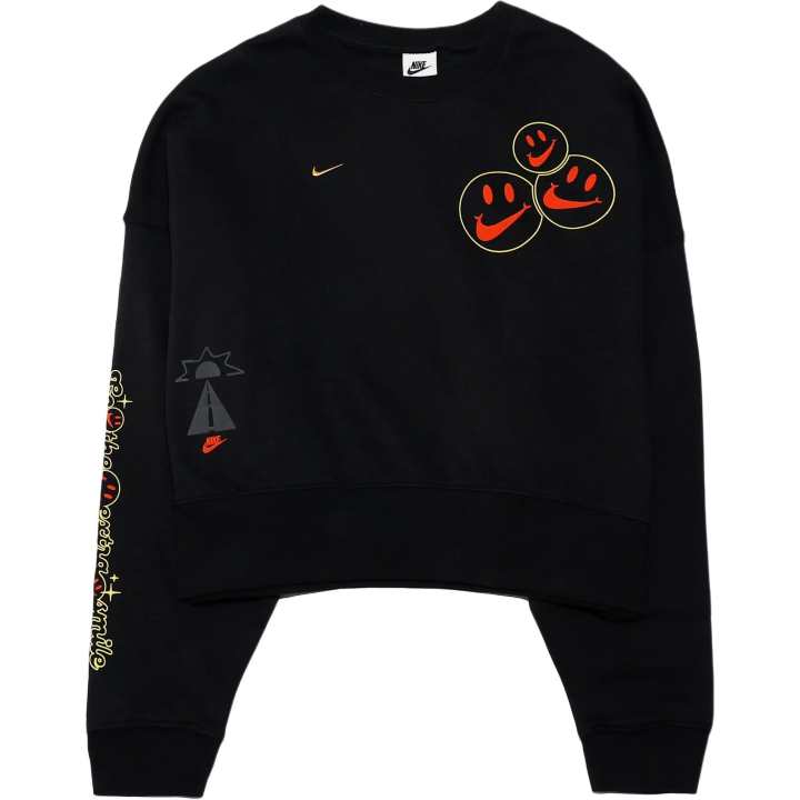 Nike Nike Sweatshirts Women's Black Crew Neck Moderate Other