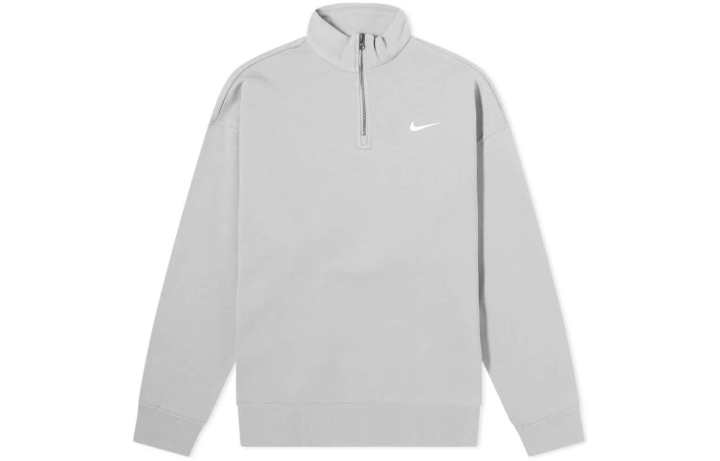 Nike Nike Sweatshirts Women's Gray Stand Collar Moderate Regular