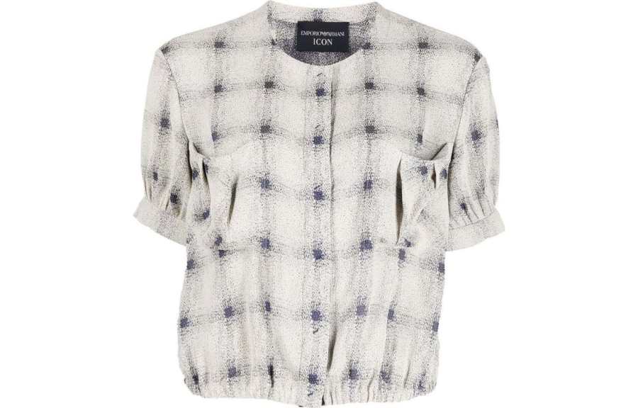 EMPORIO ARMANI Shirts Women's Multicolor Crew Neck Moderate Other