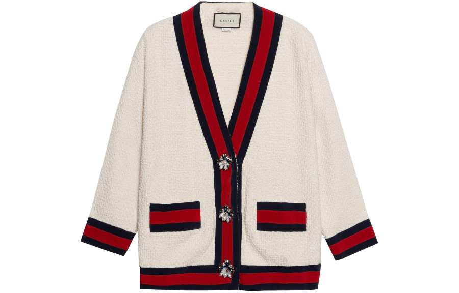 GUCCI Gucci Web-stripe bomber jacket