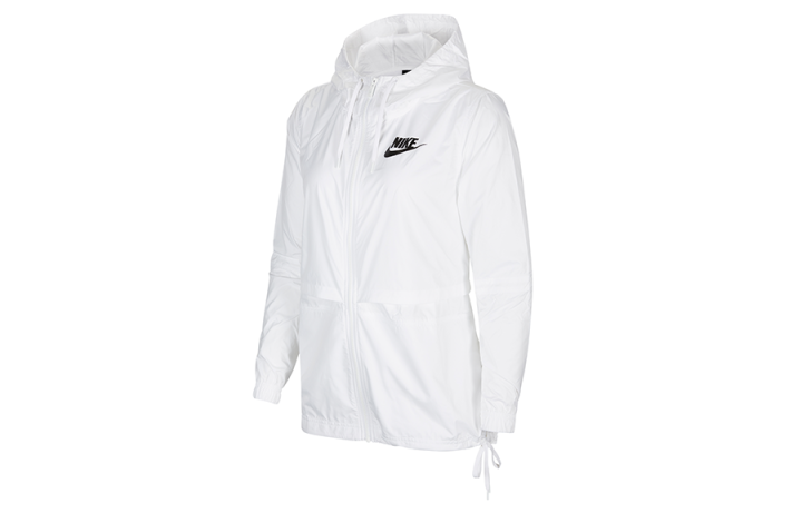 Nike Nike Jackets Women's White Black Hooded Moderate
