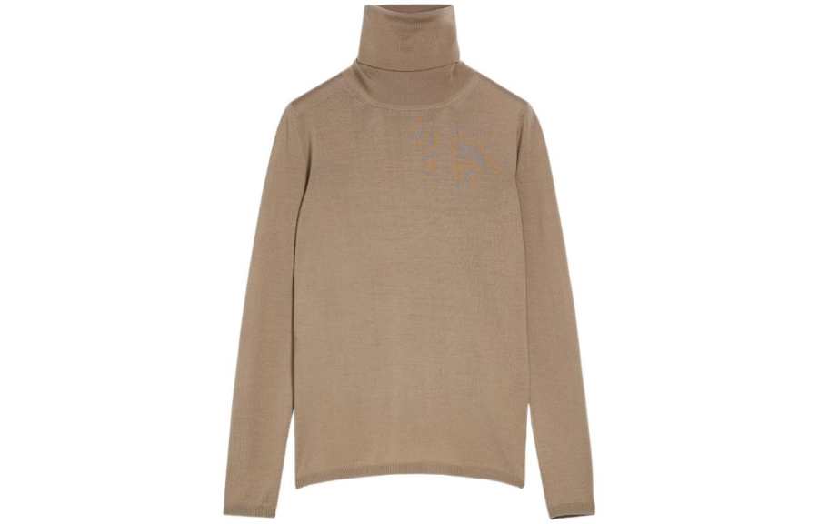 MaxMara MaxMara Cashmere Sweaters Women's Camel Turtleneck Moderate
