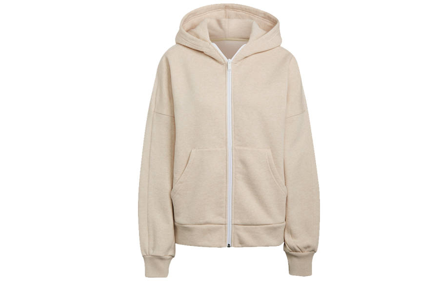 Adidas Adidas Jackets Women's Ecru Hooded Moderate Other
