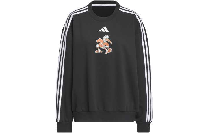 Adidas Adidas Sweatshirts Women's Black Crew Neck Moderate Regular