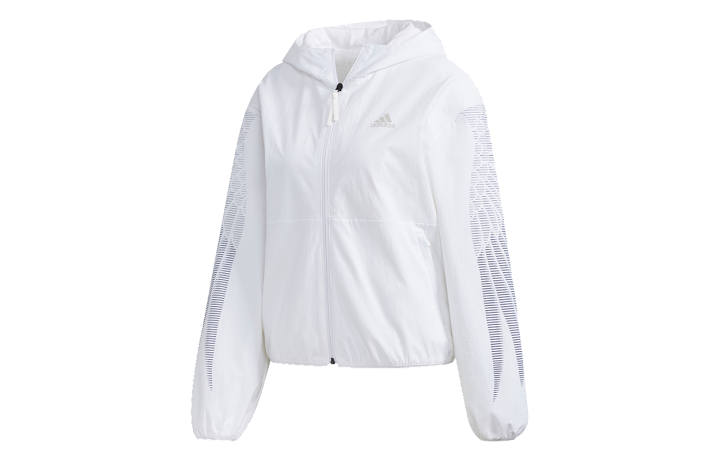 Adidas Adidas Jackets Women's White Hooded Moderate Other