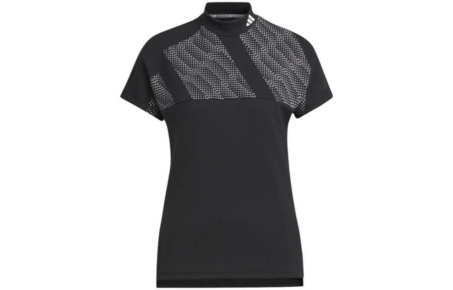 Adidas Adidas T Shirts Women's Black Crew Neck Moderate Straight Fit