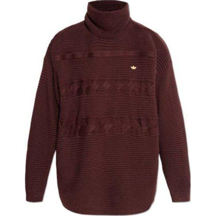 Adidas Originals Adidas Premium Oversized Knit Turtleneck Jumper