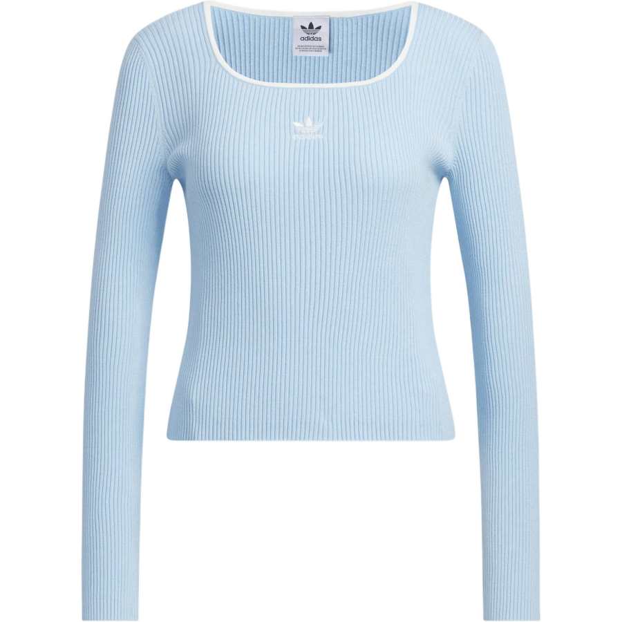 Adidas Originals ADICOLOR LS SWEATER Knitwear Women's Pink Blue
