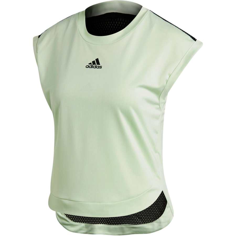 Adidas Adidas T Shirts Women's Green Crew Neck Moderate