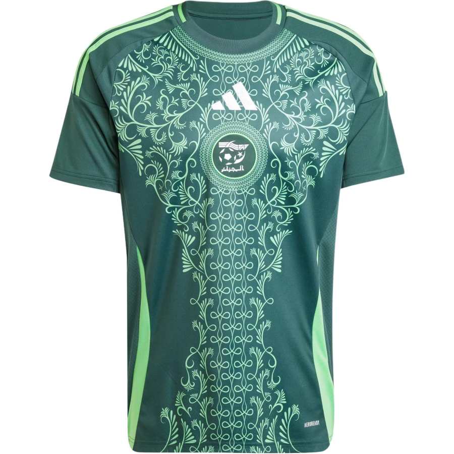 Adidas Adidas AEROREADY FW24 Algeria 24 Away Soccer Jersey Men's Mineral Green