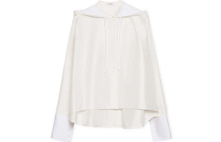 LOEWE LOEWE Hooded Shirt 'Ecru'