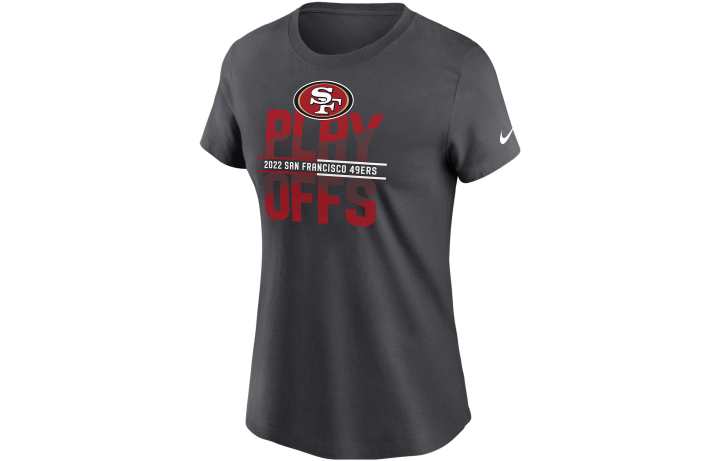 Nike Nike T Shirts Women's Dark Gray Crew Neck Moderate Straight Fit