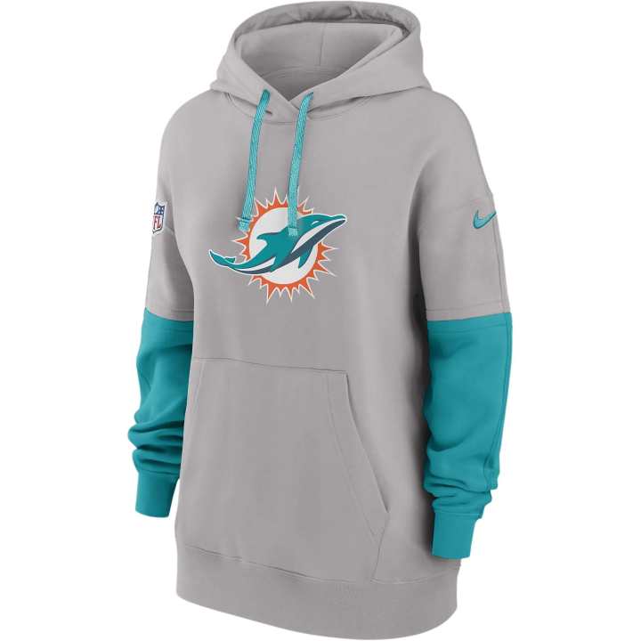 Nike Nike NFL FW24 Miami Dolphins Sideline Essential Sweatshirt Women's Gray
