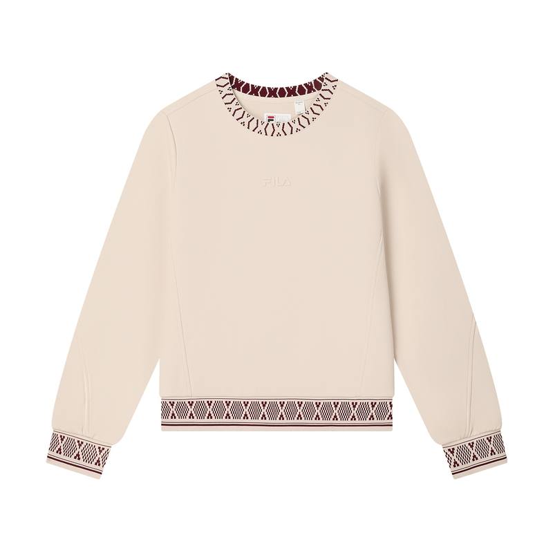 FILA Sweatshirt Women's Light Pink Heather