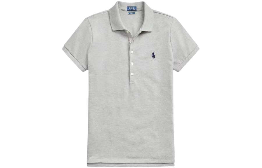 Polo Ralph Lauren SS24 Polo Shirt Women's Gray