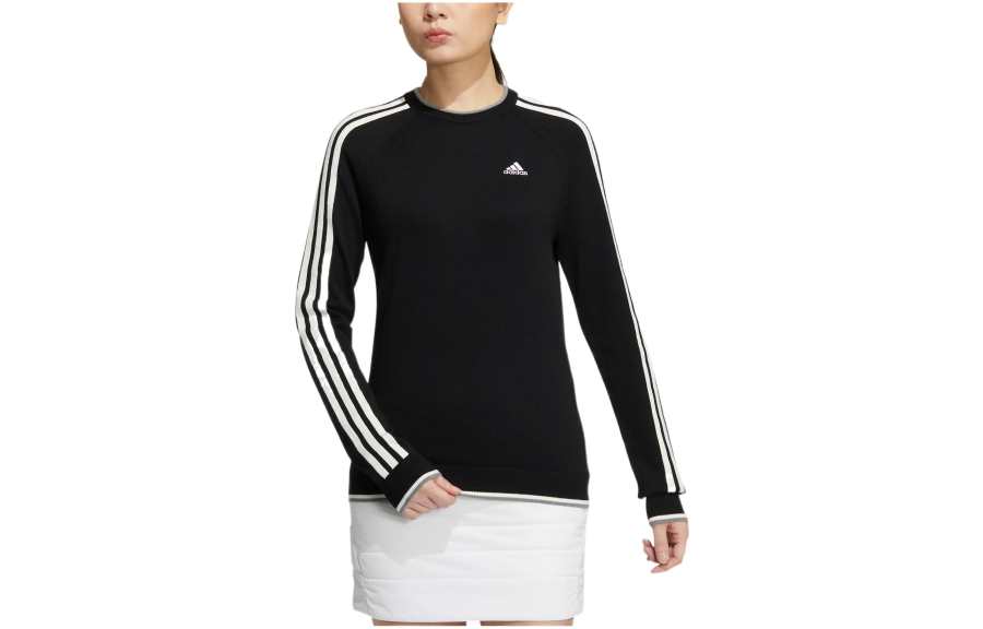 Adidas Adidas Sweatshirts Women's Black Crew Neck Moderate Regular