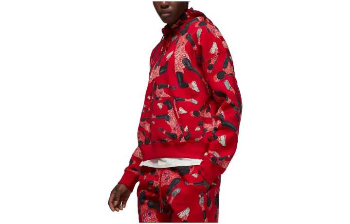 Jordan Jordan x Parker Duncan artist series printed hoodie