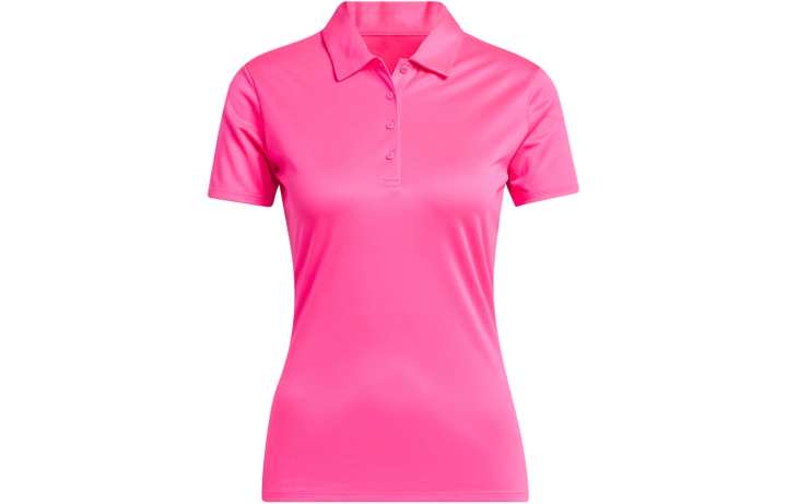 Adidas Adidas Solid Performance Short Sleeve Polo Shirt Polo Shirt Women's Sun Pink