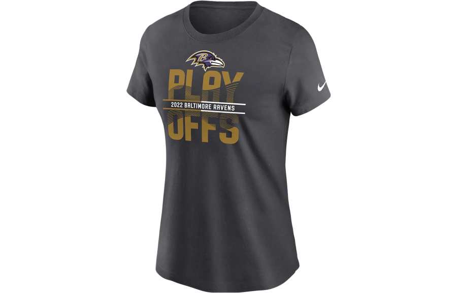 Nike Nike T Shirts Women's Gray Crew Neck Moderate Straight Fit