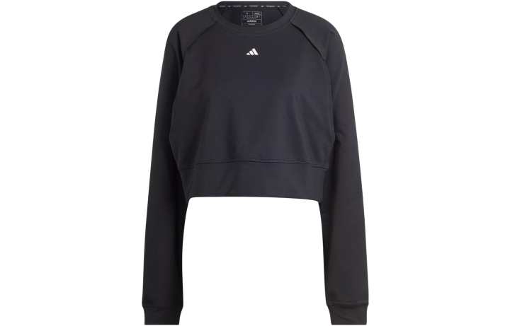 Adidas Adidas AEROREADY Sweatshirts Women's Black Crew Neck Moderate Regular