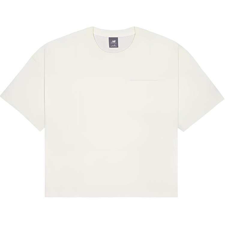 New Balance New Balance Drop Shoulder Sleeve T Shirt Women's White