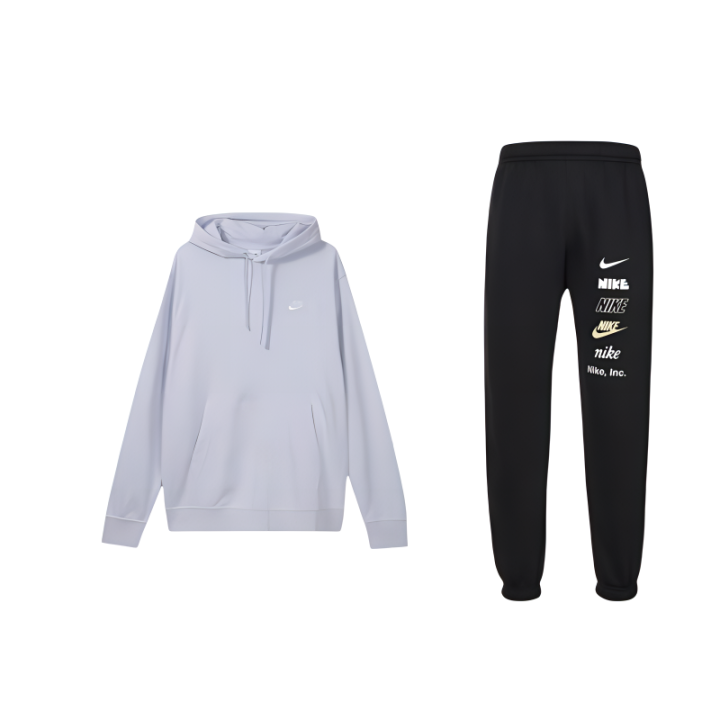 Nike Nike Sweatshirt Sets Unisex Hooded Moderate