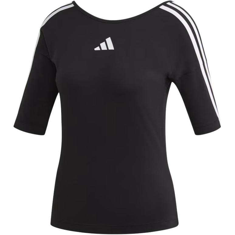 Adidas Adidas T Shirts Women's Black Crew Neck Moderate