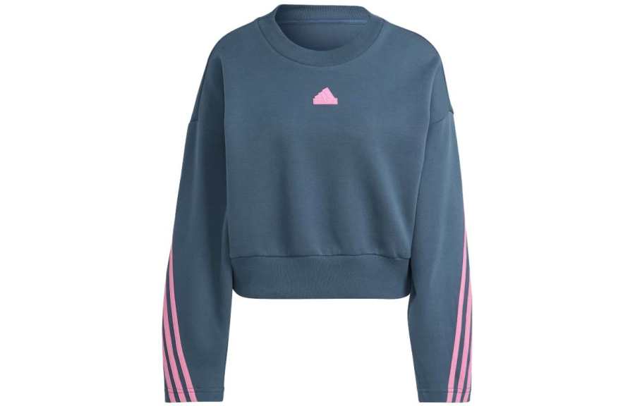 Adidas Adidas Future Icons Sweatshirts Women's Arctic Blue Crew Neck Moderate Other