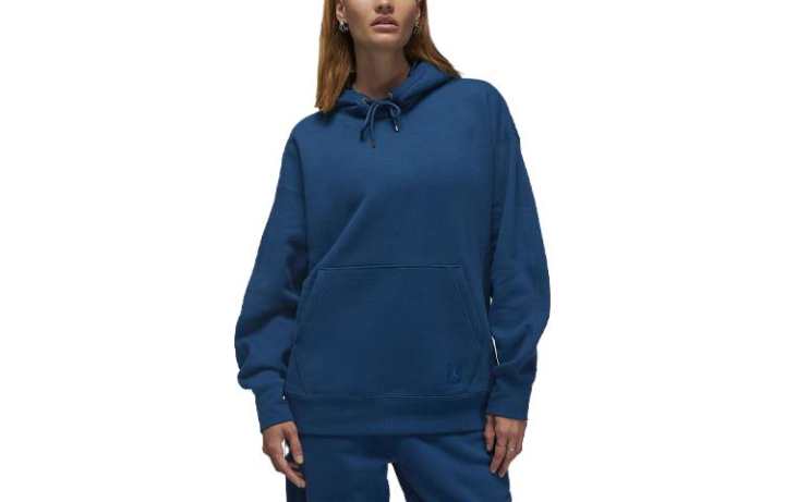 Jordan Jordan Flight Sweatshirts Women's French Blue Hooded Moderate Regular