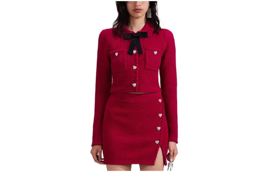 Self-portrait Self portrait Knitwear Women's Red