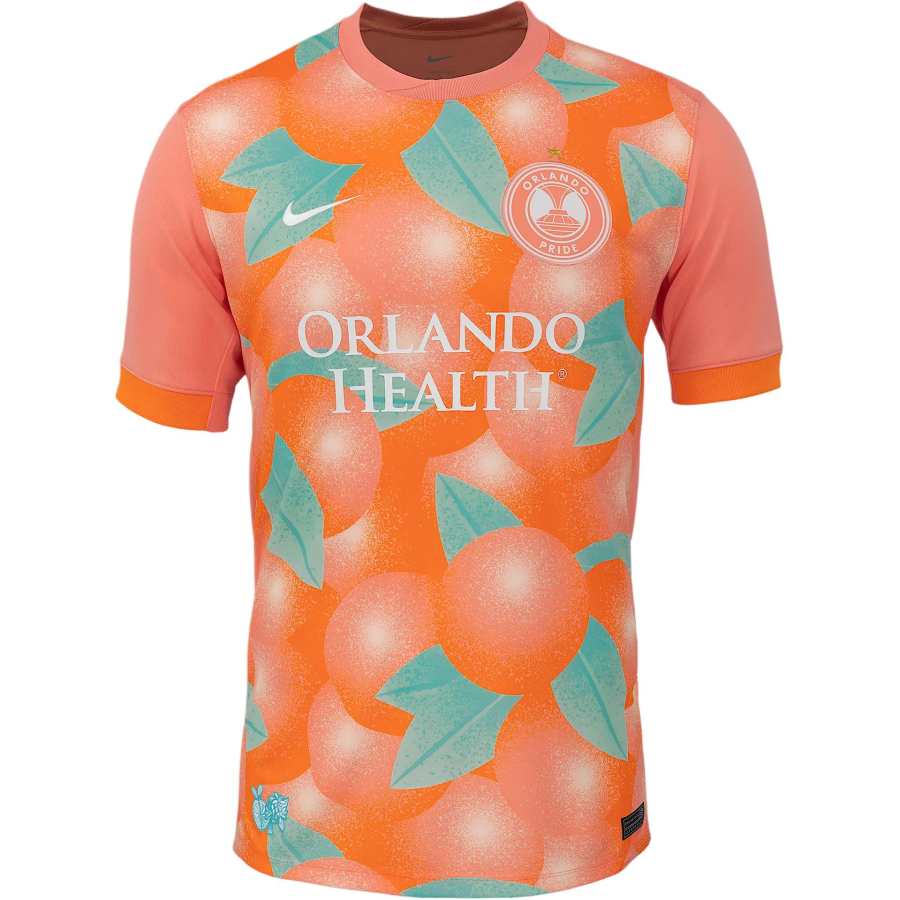 Nike Nike Dri FitNWSL Orlando FC 2025 Stadium Home Soccer Jersey Men's Dark Red Bliss/Orange Horizon