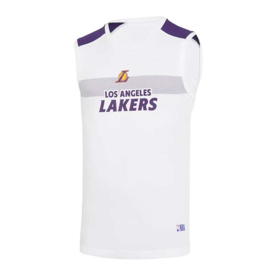 DECATHLON x NBA Los Angeles Lakers Basketball Jersey Men's Snow/Midnight Purple