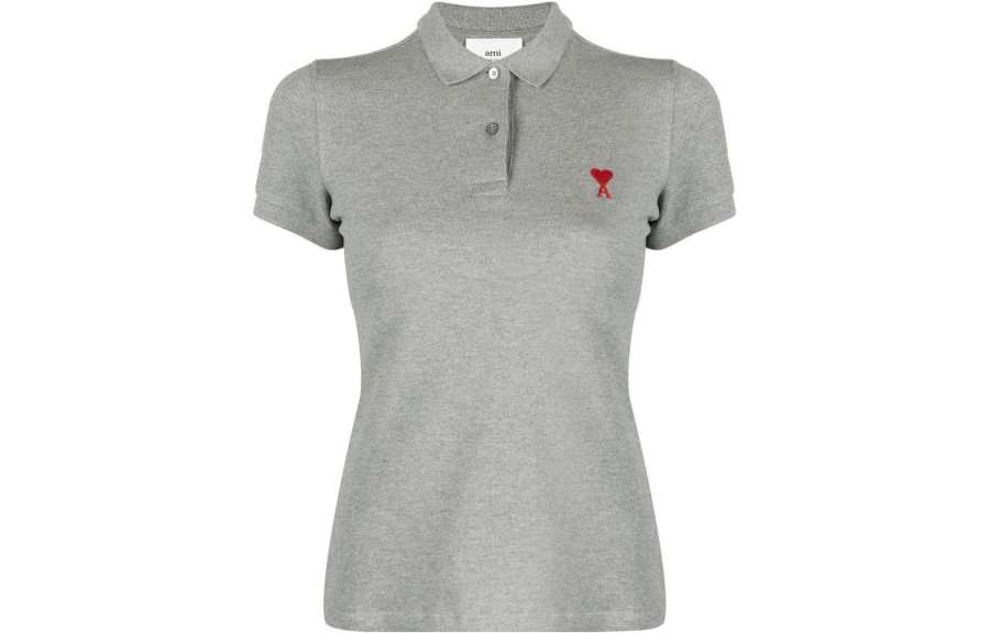 AMIPARIS Ami Polo Shirt 'Grey'