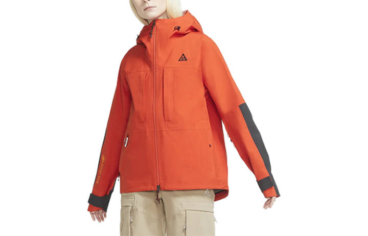 Nike Nike ACG Jackets Women's Orange Hooded Moderate Other