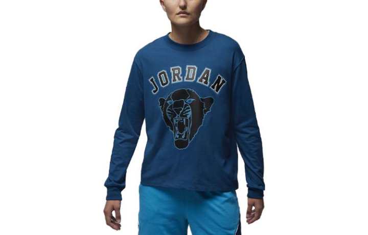 Jordan Jordan Sweatshirts Women's Blue Crew Neck Moderate Other