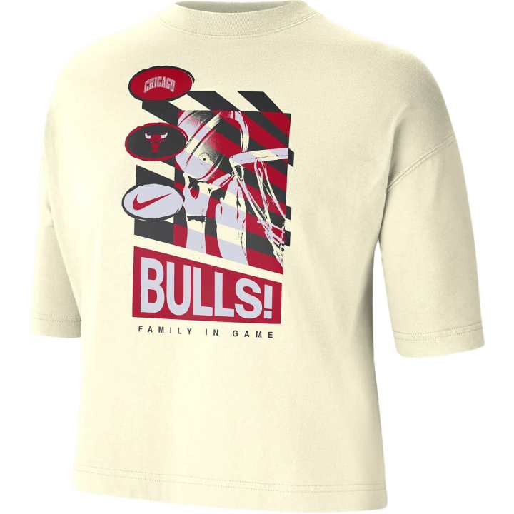 Nike Nike Chicago Bulls T Shirt Women's Coconut Milk