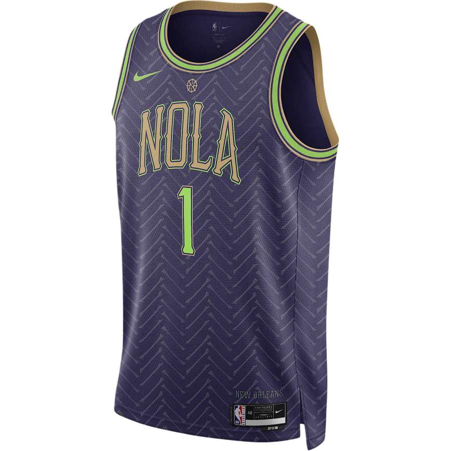 Nike Nike Zion Williamson New Orleans Pelicans 2024/25 City Edition Men's Nike Dri FIT Nba Swingman Jersey