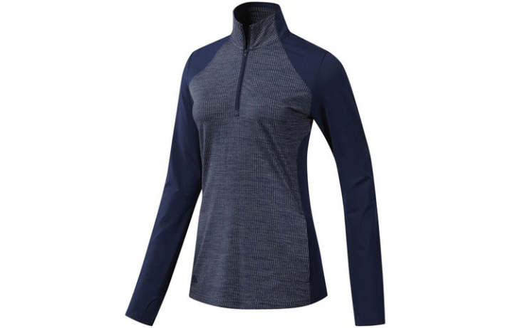 Adidas Adidas Knitwear Women's Dark Blue Turtleneck Moderate Base Layer