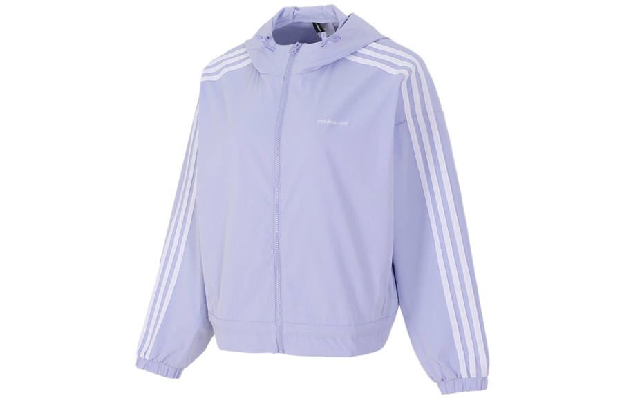 Adidas Neo Jackets Women's Light Purple Hooded Moderate Other